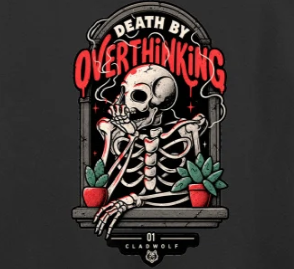 CW-01 — The Overthinker | CLADWOLF Identity Oversized Tee